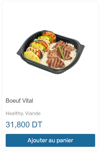 boeuf vital : repas healthy à base de boeuf à commander à nabeul et hammamet