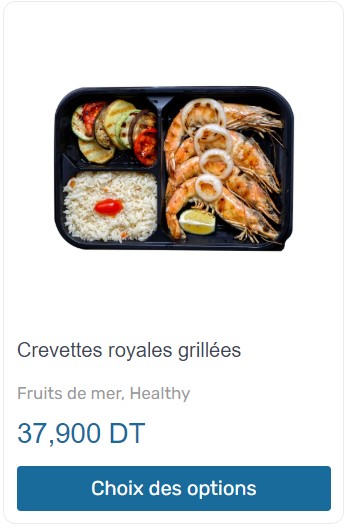 crevettes royales grillés - commandez ce repas healthy à nabeul et hamammet