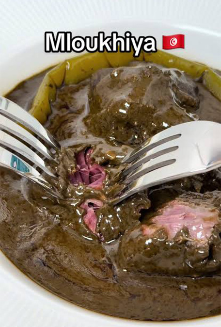 livraison plat mloukhiya à nabeul et hammamet en 20 minutes