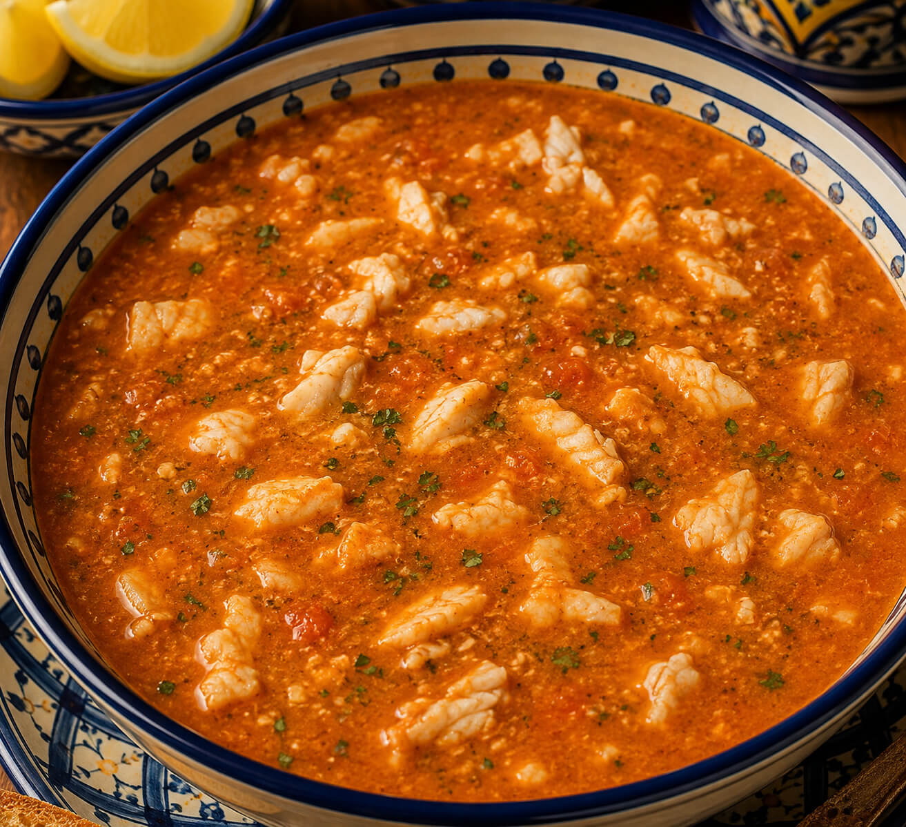 Soupe de poissons l'une des meilleurs soupes en Tunisie