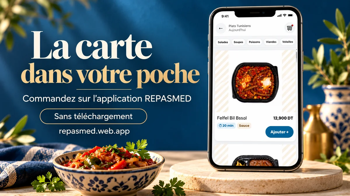 application mobile et web de repas med
